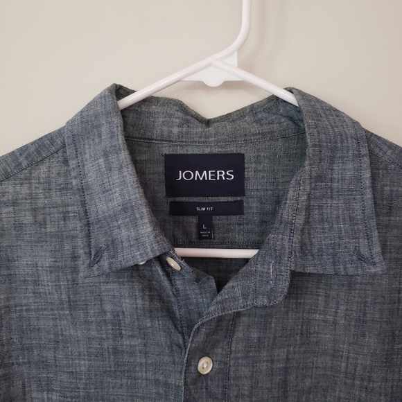 Jomers Slim Fit Cotton Button Down - Size Large - Picture 5 of 5